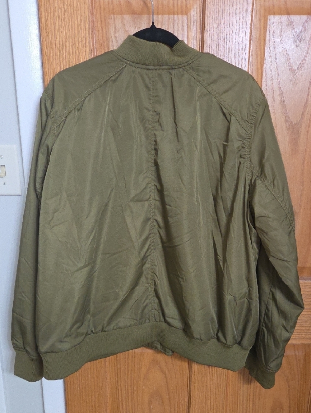 Old Navy Army Green Bomber Jacket Women's XXL - Picture 3 of 3